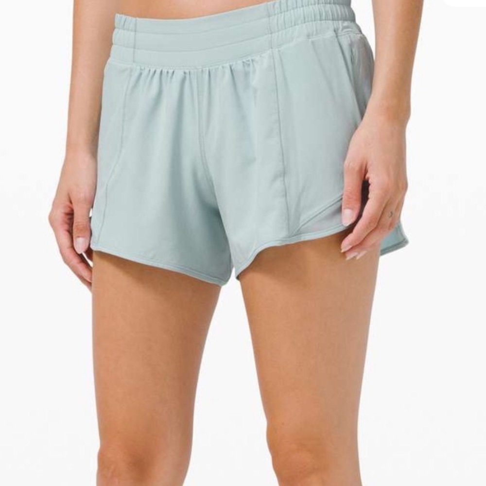lululemon athletica Hotty Hot Shorts - Mint size 10 tall